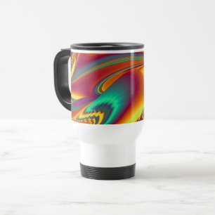 Taza De Viaje Flores Mágicas de Primavera Verano Otoño