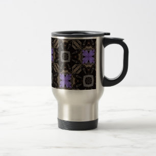 Taza De Viaje Flores moradas