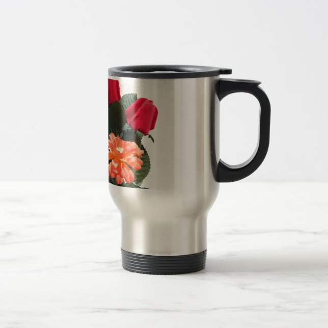 Taza De Viaje Flores multicolores (Derecha)