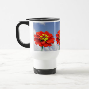 Taza De Viaje Flores rojas de Zambia Mug