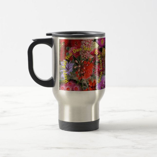 Taza De Viaje Flores salvajes nativas australianas (Izquierda)