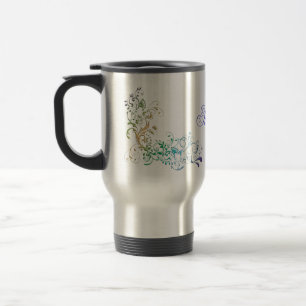 Taza De Viaje Flourish Travel Mug