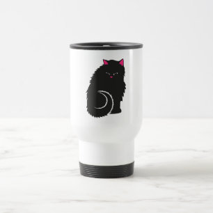 Taza De Viaje FluffyBlackCat.ai