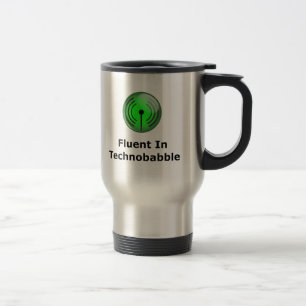 Taza De Viaje Fluido en Technobabble