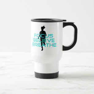 Taza De Viaje Focus Believe Breathe Aqua