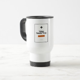 Taza de viaje Focus Long | Diseño Value Needs Time