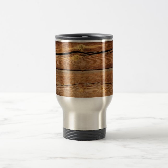 Taza De Viaje Fondo de madera (Centro)