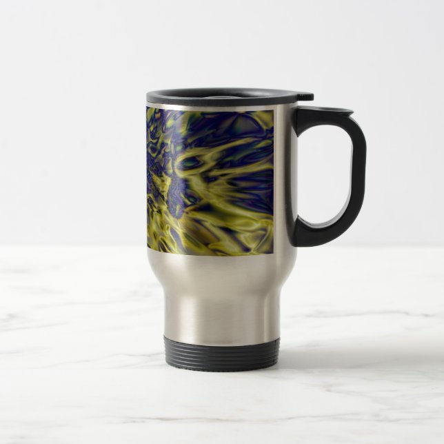 Taza De Viaje Fondo de salpicadura abstracta (Derecha)
