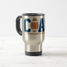 Football coach mug