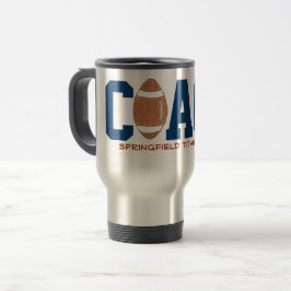 Taza De Viaje Football coach mug