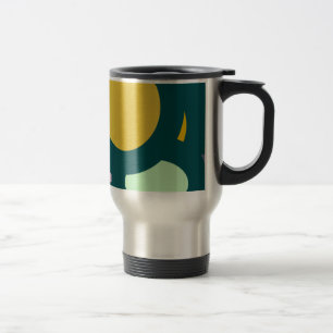 Taza De Viaje forma redonda de forma circular
