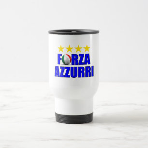 Taza De Viaje Forza Azzurri 4 Veces Campeones Mundiales de Fútbo