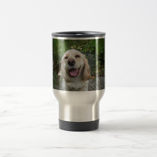 Taza De Viaje Foto de cocker spaniel (Centro)