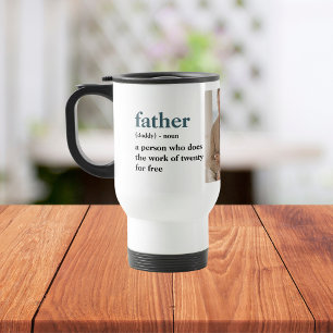Taza De Viaje Foto de colección moderna Regalo del Día de los Pa