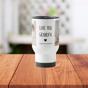 Taza De Viaje Foto de colección moderna Te ama el mejor regalo d