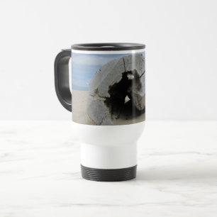 Taza De Viaje Foto de deriva del Pacífico Costa California Playa