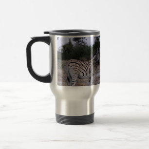 Taza De Viaje Foto de doble toma de cebra