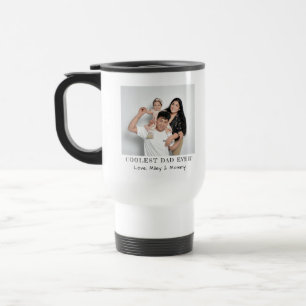 Taza De Viaje Foto del papá más genial del mundo Regalo de recue