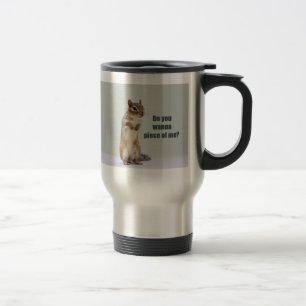 Taza De Viaje Foto Divertida de una Ardilla