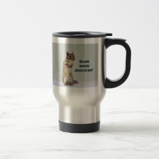 Taza De Viaje Foto Divertida de una Ardilla