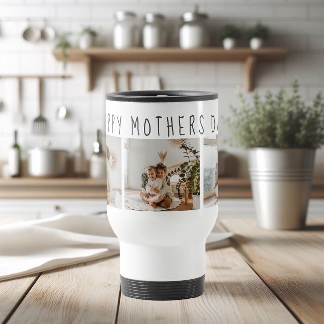 Taza De Viaje Foto moderna del Collage - Feliz regalo del Día de (Subido por el creador)