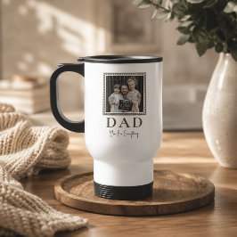 Taza De Viaje Foto moderna personalizada de papá
