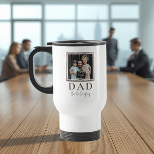 Taza De Viaje Foto moderna personalizada de papá