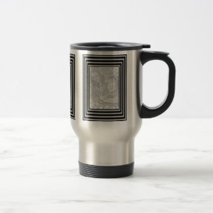 Taza De Viaje Foto negra y de plata del marco