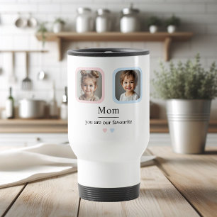 Taza De Viaje Foto personalizado para mamá Eres Nuestro Favori