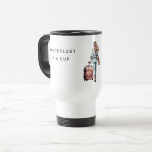 Taza De Viaje Foto personalizado Personalizada De Wanderlust En 