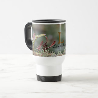 Taza De Viaje Fotografía de la Naturaleza Monograma de Apellido
