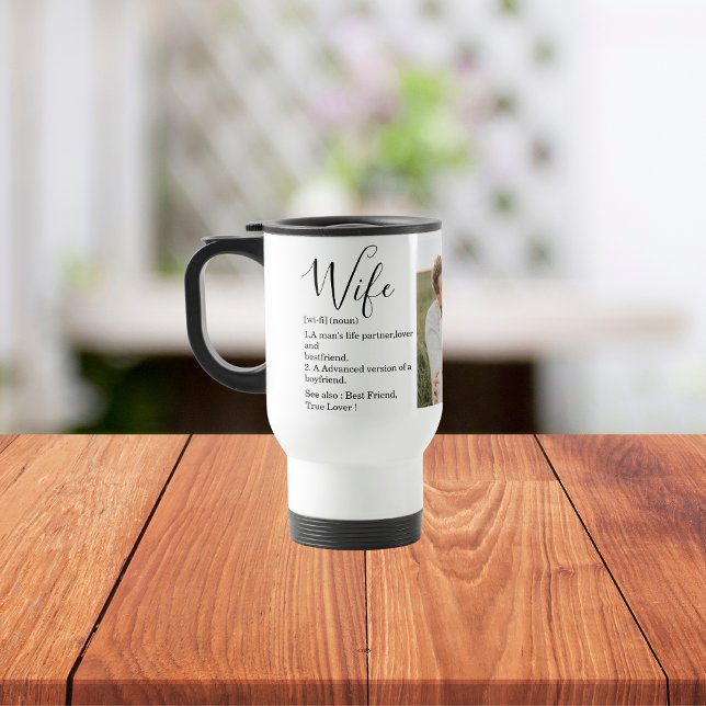 Taza De Viaje Fotografía de pareja colgante y regalo de esposa r (Subido por el creador)