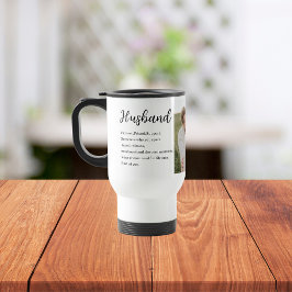 Taza De Viaje Fotografía de pareja de compañeros de clase y rega