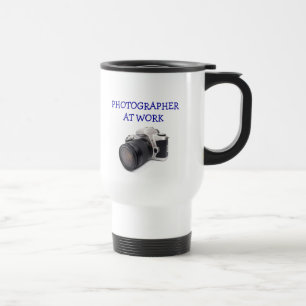 Taza De Viaje FOTÓGRAFO EN el TRABAJO - taza del viaje