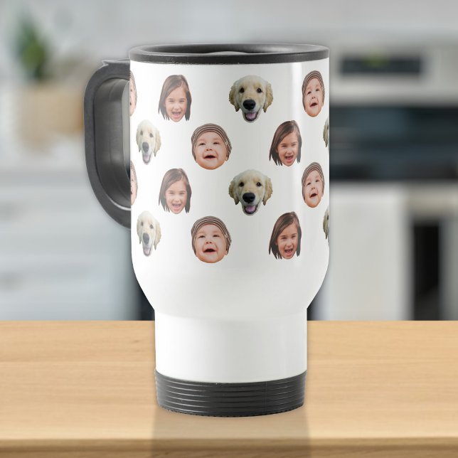 Taza De Viaje Fotos personalizadas de 3 caras personalizadas (Subido por el creador)