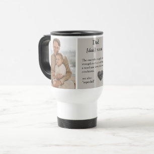 Taza De Viaje Fotos personalizadas de definición de papá Mug de 