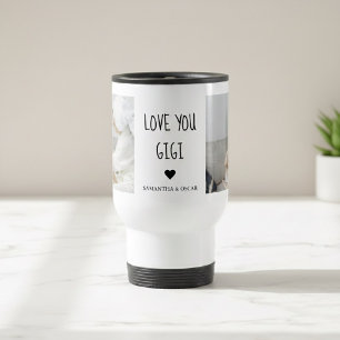 Taza De Viaje Fotos personalizadas de Gigi con amor Collage