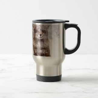 Taza De Viaje ¡Fox lindo Nevado!