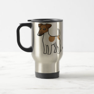 Taza De Viaje Fox terrier liso del dibujo animado
