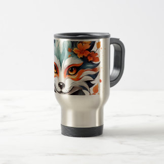Taza De Viaje Fox Vibes: El arte otoñal eterno