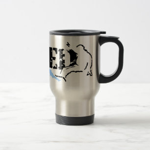 Taza De Viaje fragmento. snowboard.