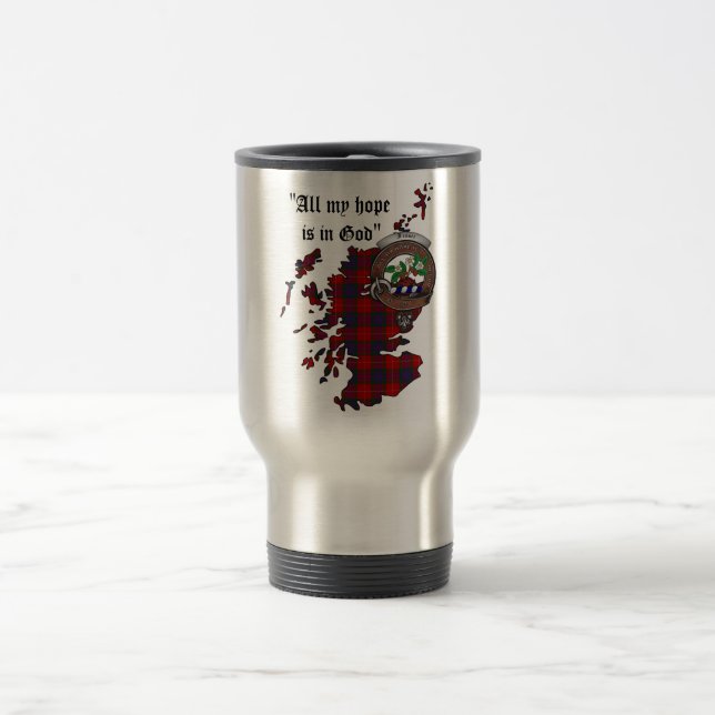 Taza De Viaje Fraser Clan Badge Travel Mug (Centro)