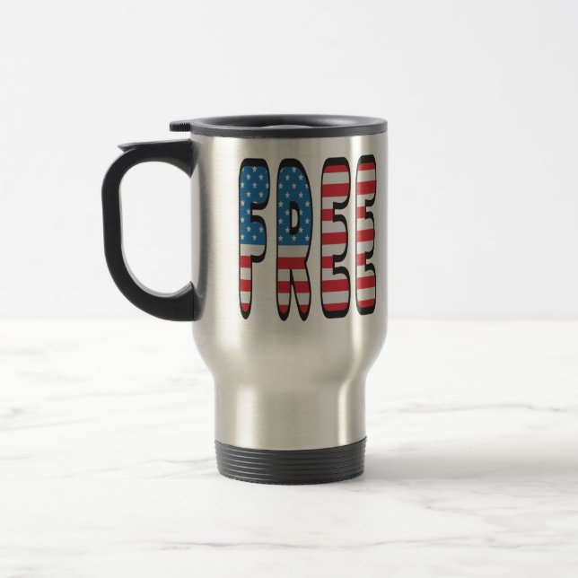 Taza De Viaje Free USA (Izquierda)