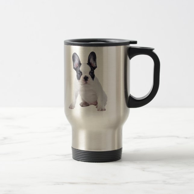 Taza De Viaje Frenchie-cachorro de bulldog francés (Derecha)