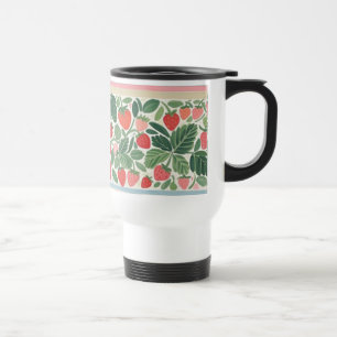 Taza De Viaje Fresas en acuarela deliciosas