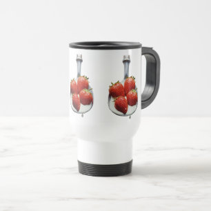 Taza De Viaje Fresas y Crema