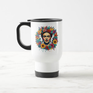 Taza De Viaje Frida Kahlo