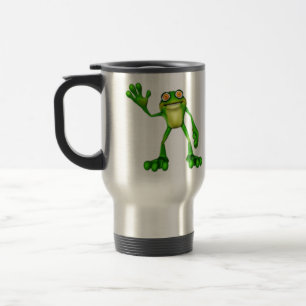 Taza De Viaje Froggie, el Personalizado guisado de rana