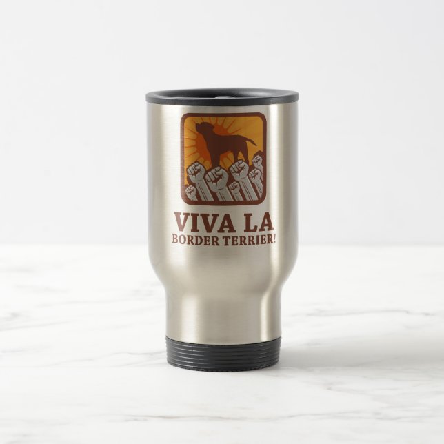 Taza De Viaje Frontera Terrier (Centro)