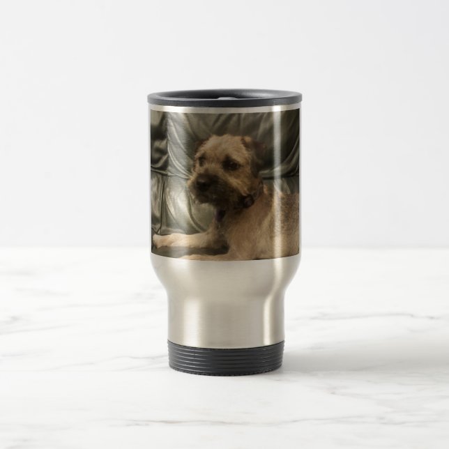 Taza De Viaje Frontera Terrier (Centro)